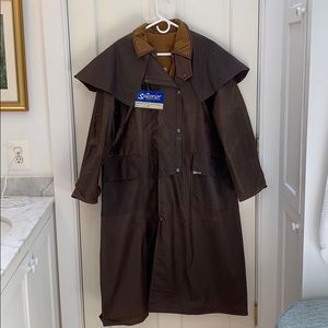 Unisex oil-cloth horseman’s coat by Superior, NWT!